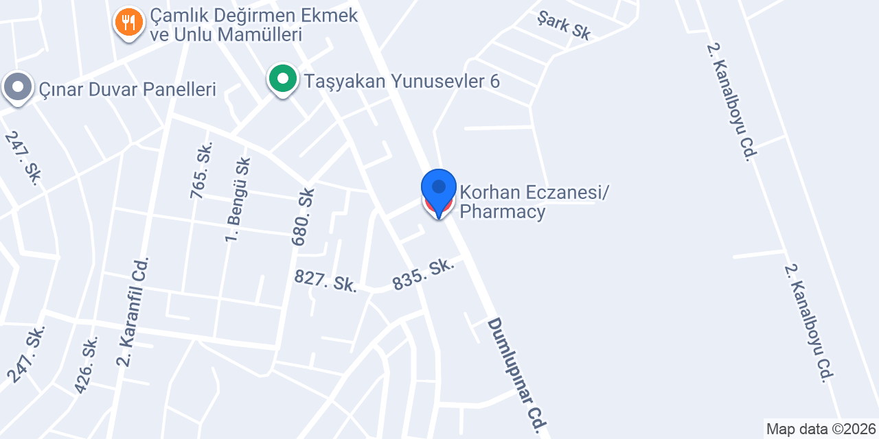 Korhan Eczanesi/Pharmacy konumu