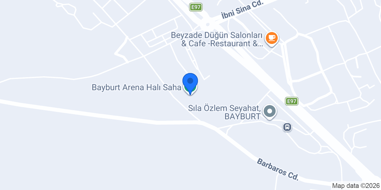 Bayburt Arena Halı Saha konumu