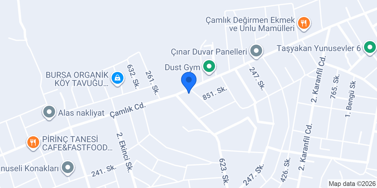 Buse Nurluoğlu Yılık Pilates Stüdyo konumu