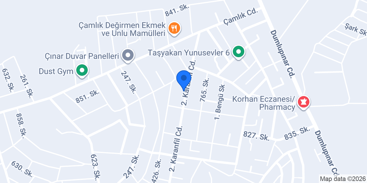 Mavikent İnşaat konumu
