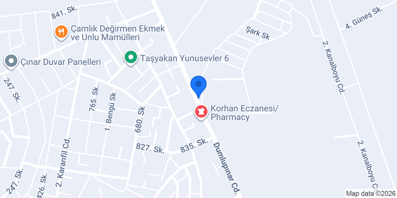 Hayat Mobilya konumu