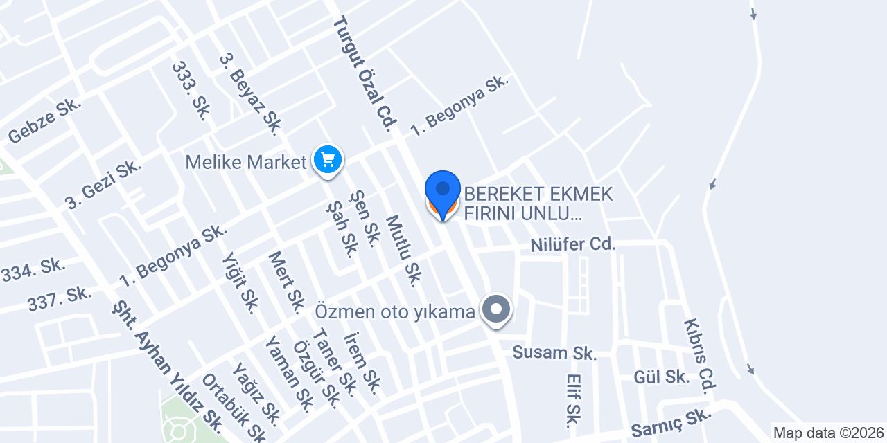 BEREKET EKMEK FIRINI UNLU MAMÜLERİ konumu