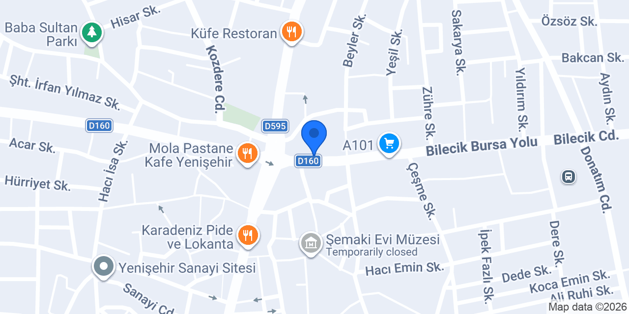 Cömert Züccaciye konumu