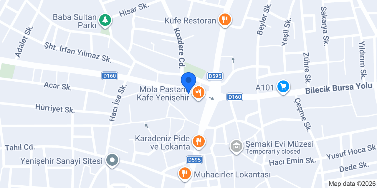 Turbo Döner konumu