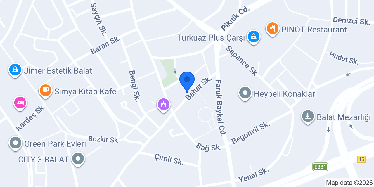 Eczane Hale Nur konumu