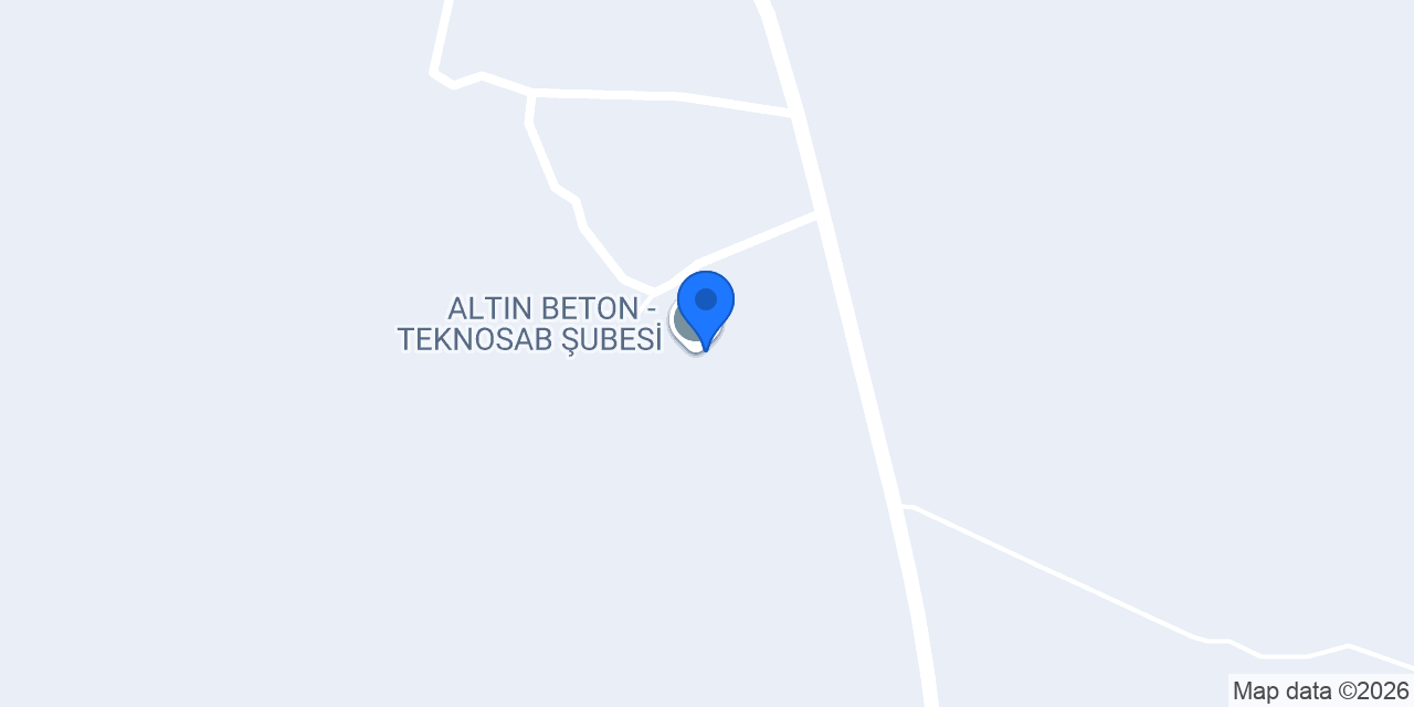 Altın beton santrali teknosab konumu