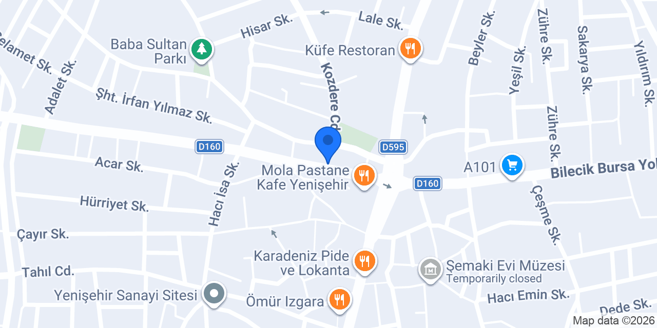 Sevdican Eczanesi konumu