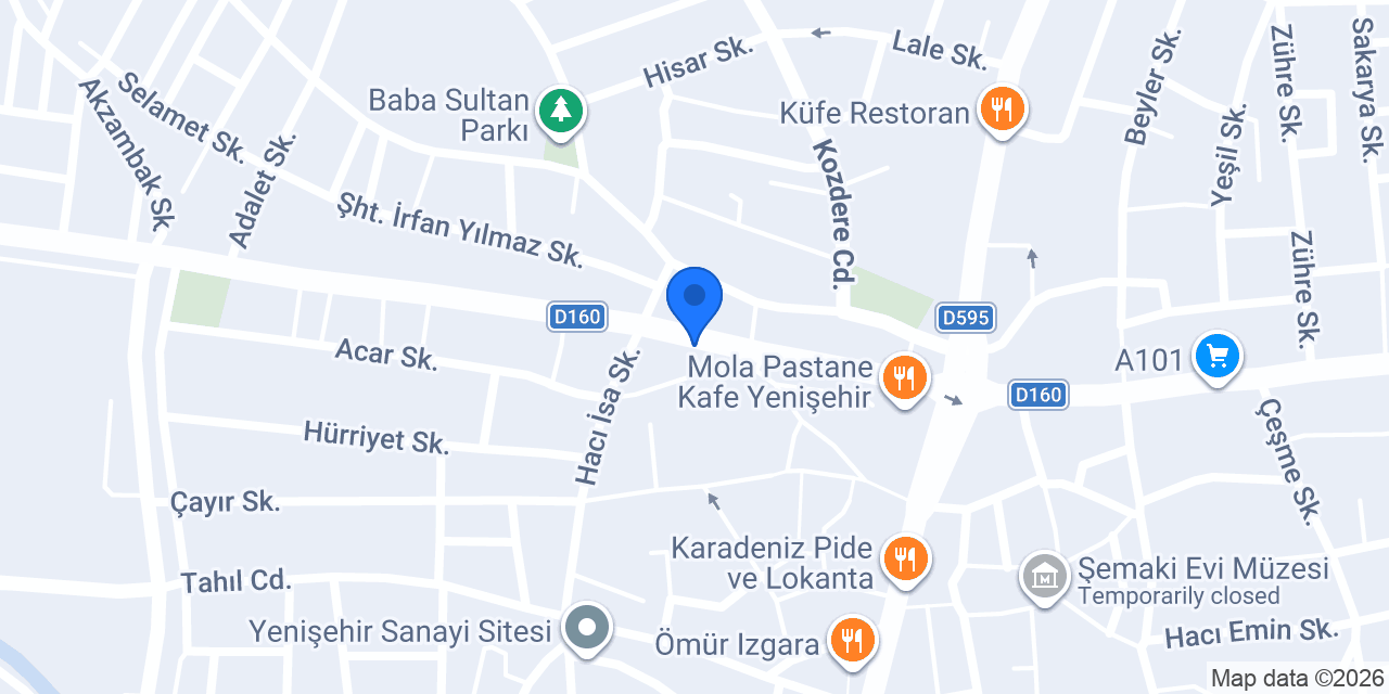 Özoğlu Veterinerlik konumu