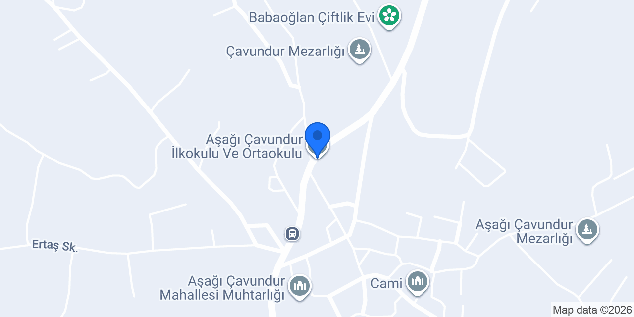 Aşağı Çavundur İlkokulu Ve Ortaokulu konumu