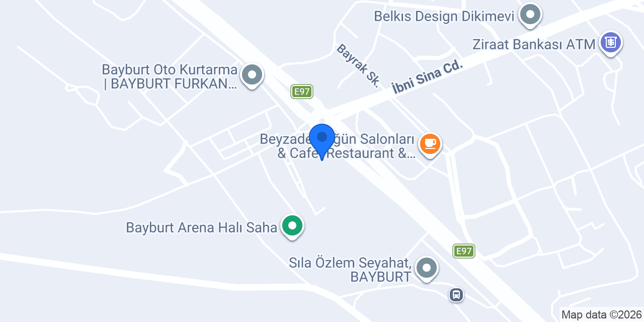 BAYBURT ASYA ARAÇ KİRALAMA konumu