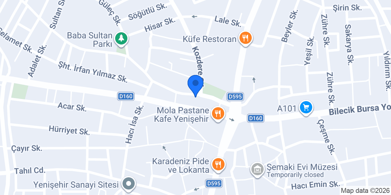 Bellona - Düvencioğlu Mobilya konumu
