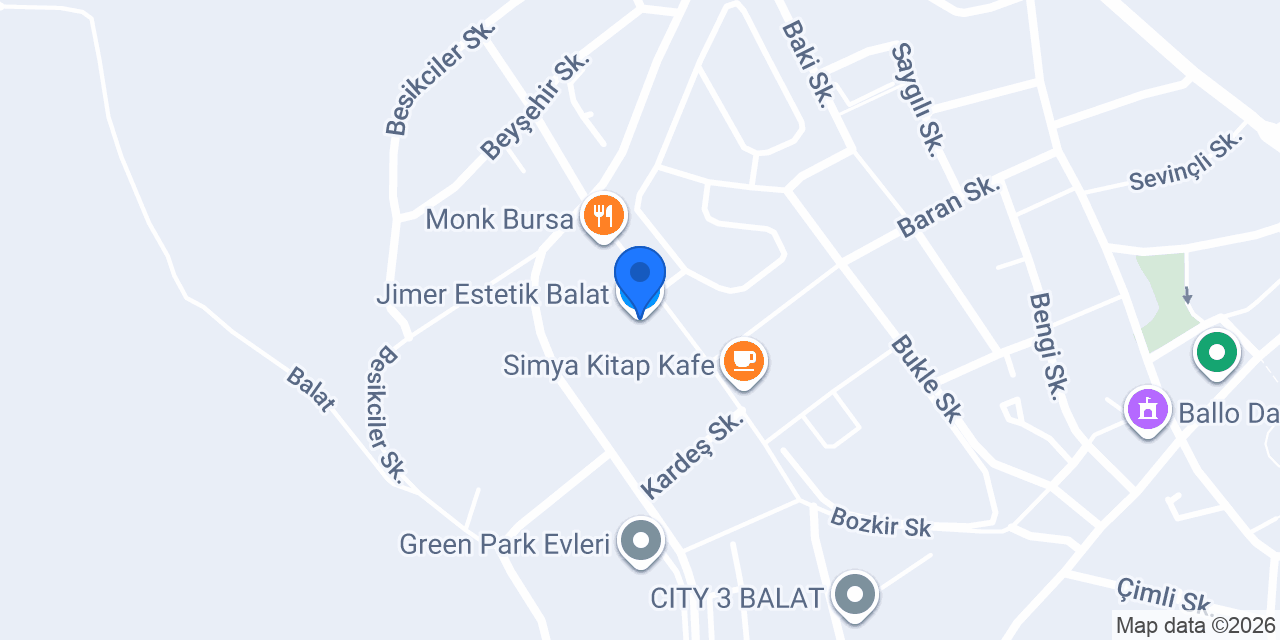 Jimer Estetik Balat konumu