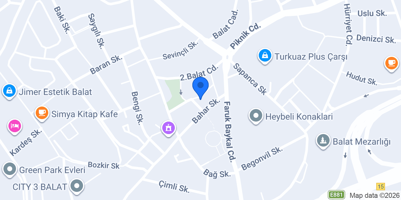 Balat Mahallesi Muhtarlığı konumu