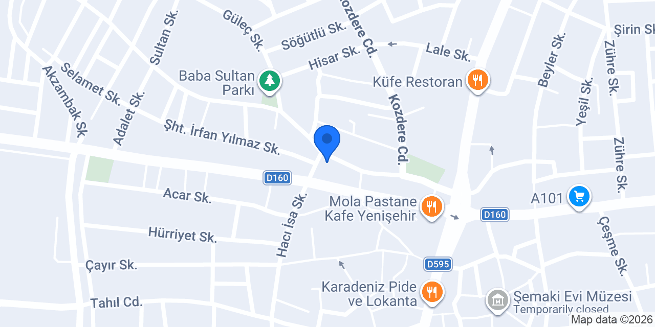 Türkmopet Yenişehir Bayi konumu