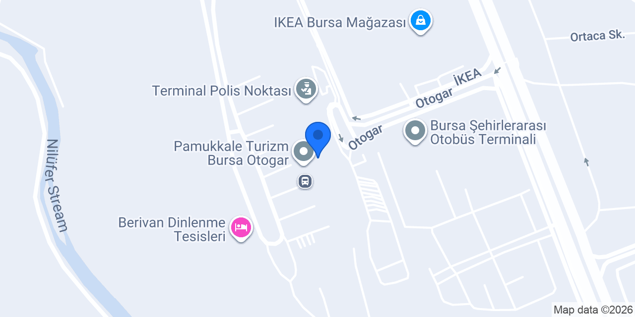 Zafer Turizm konumu