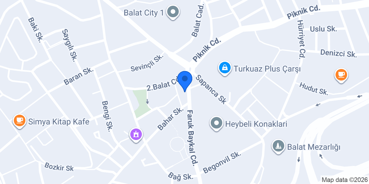 iPhone Servis Balat - Zetatech Co. konumu