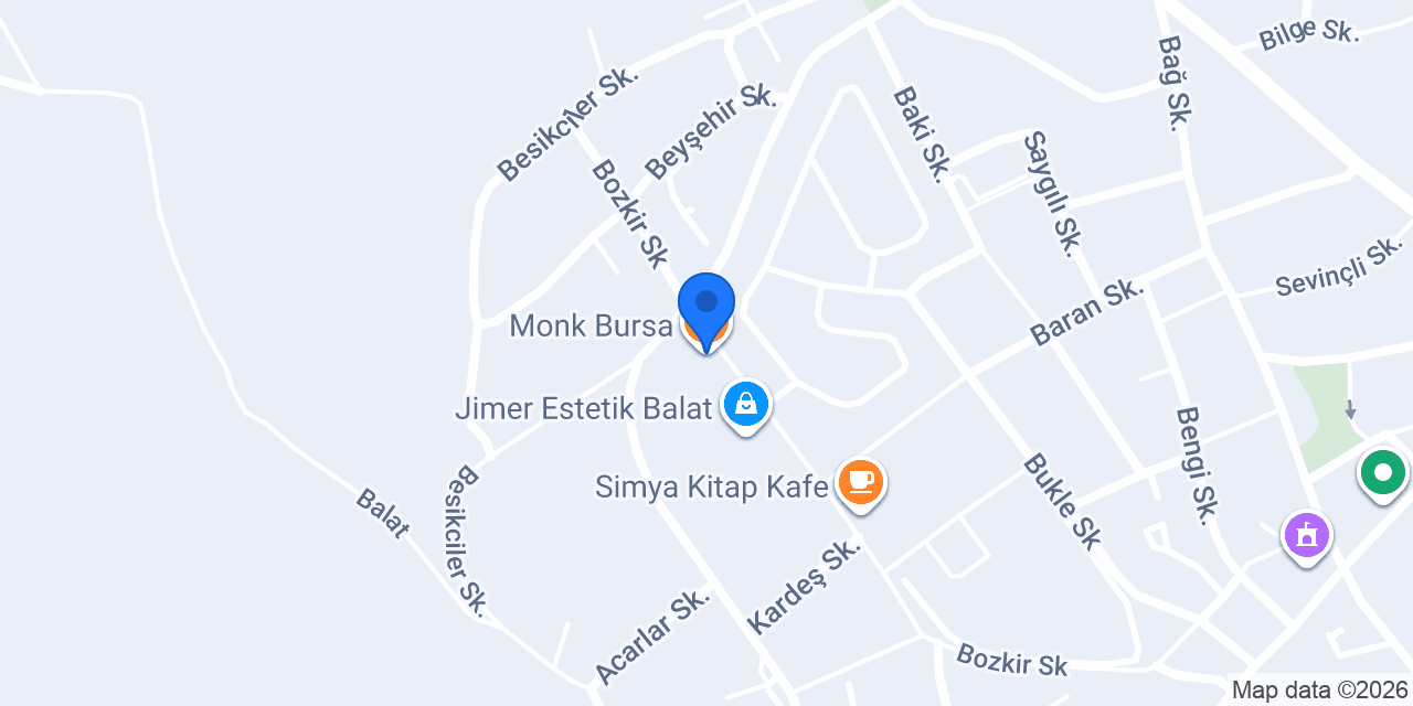 Monk Bursa konumu