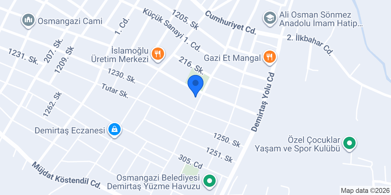 Kebapçı Yusuf konumu