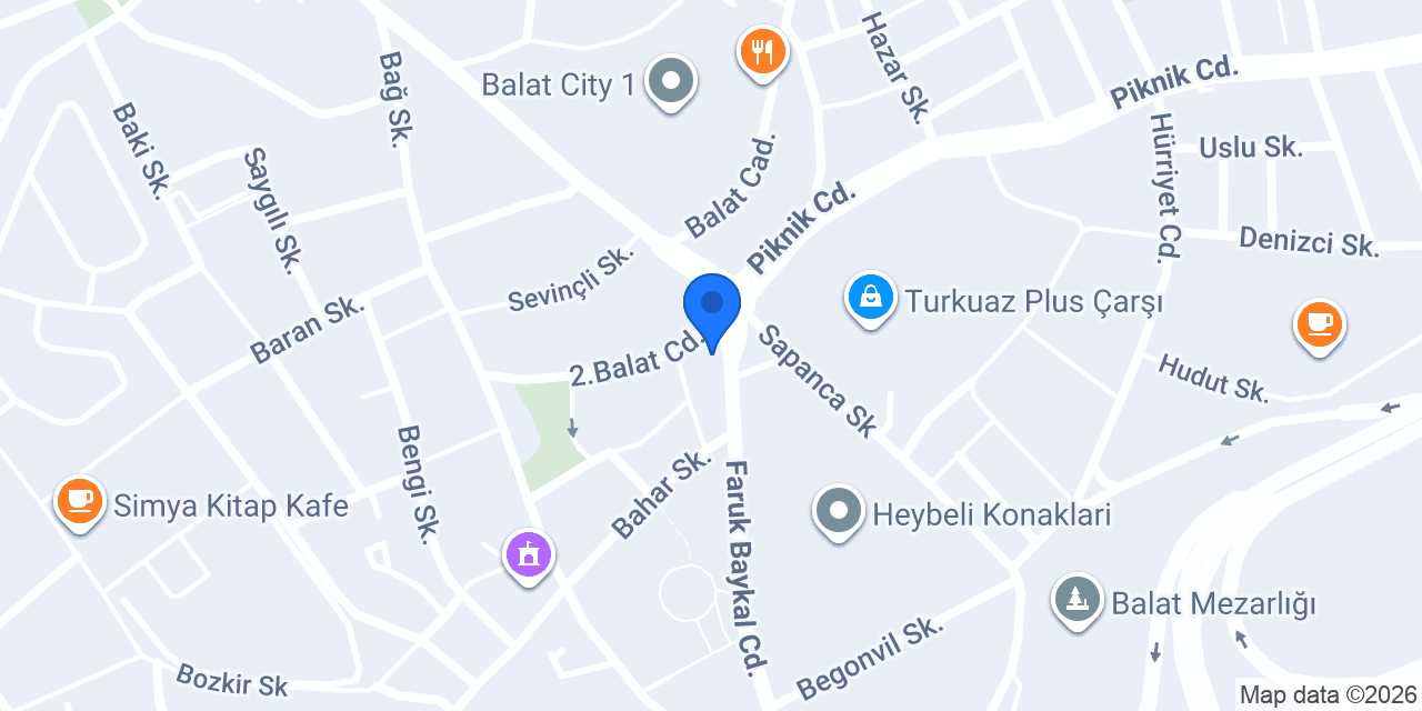Sem Pilates Balat konumu