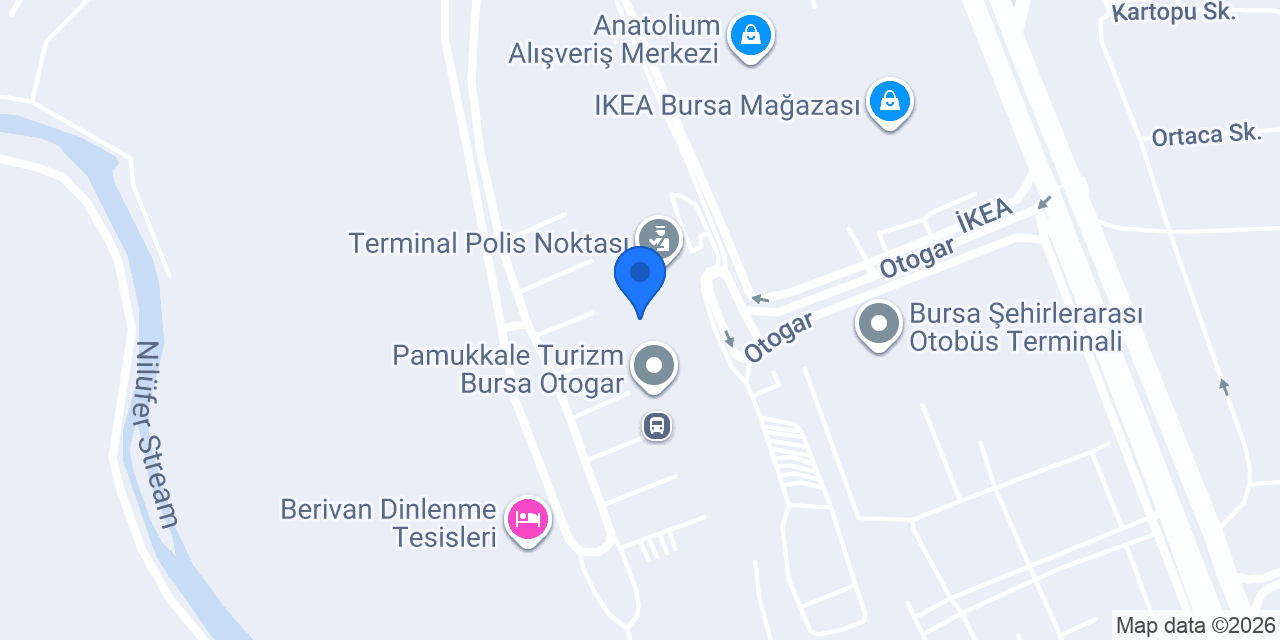 Yeşil Artvin Ekspres konumu