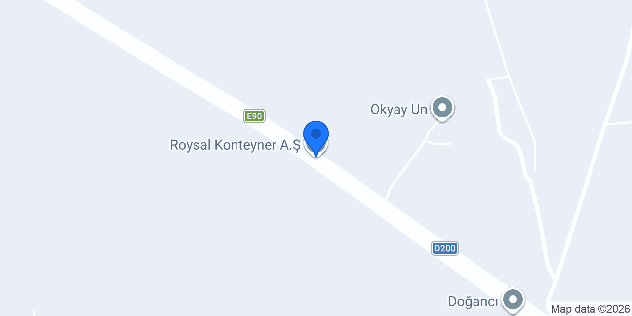 Roysal Konteyner A.Ş konumu
