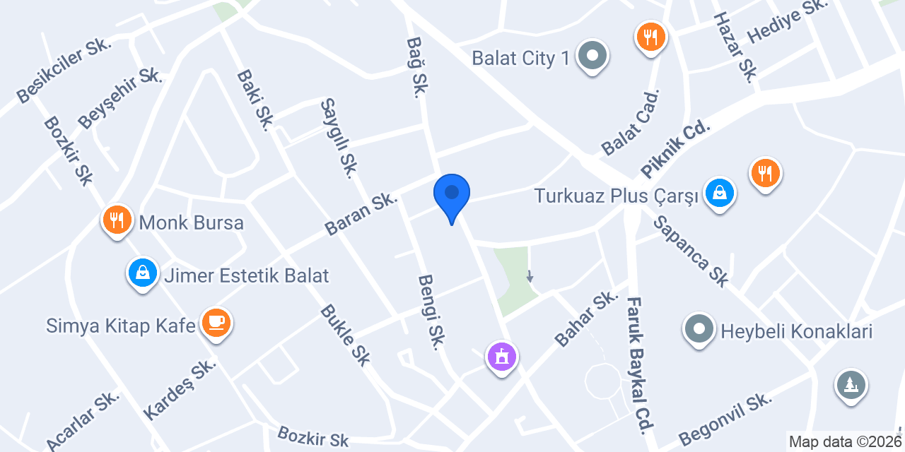 Bursa Diş Hekimi | Hatice Buse Dede konumu