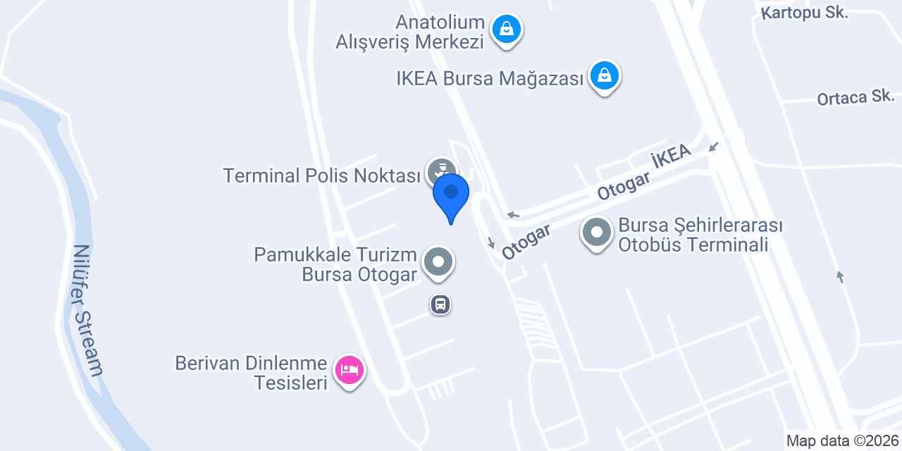 İpek Kestane Şekeri konumu