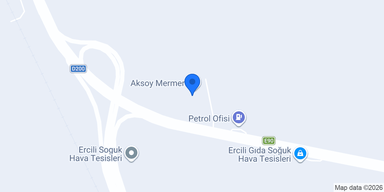 Aksoy Mermer konumu