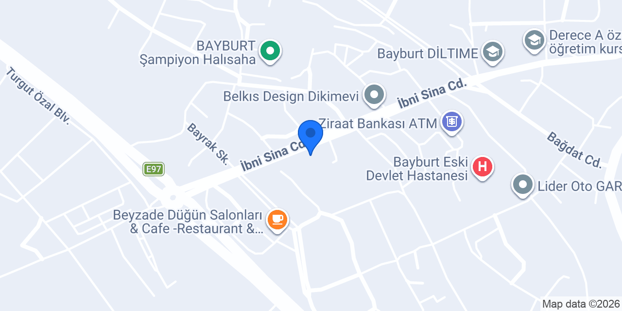 Bayburt Milli İrade Anadolu Lisesi konumu