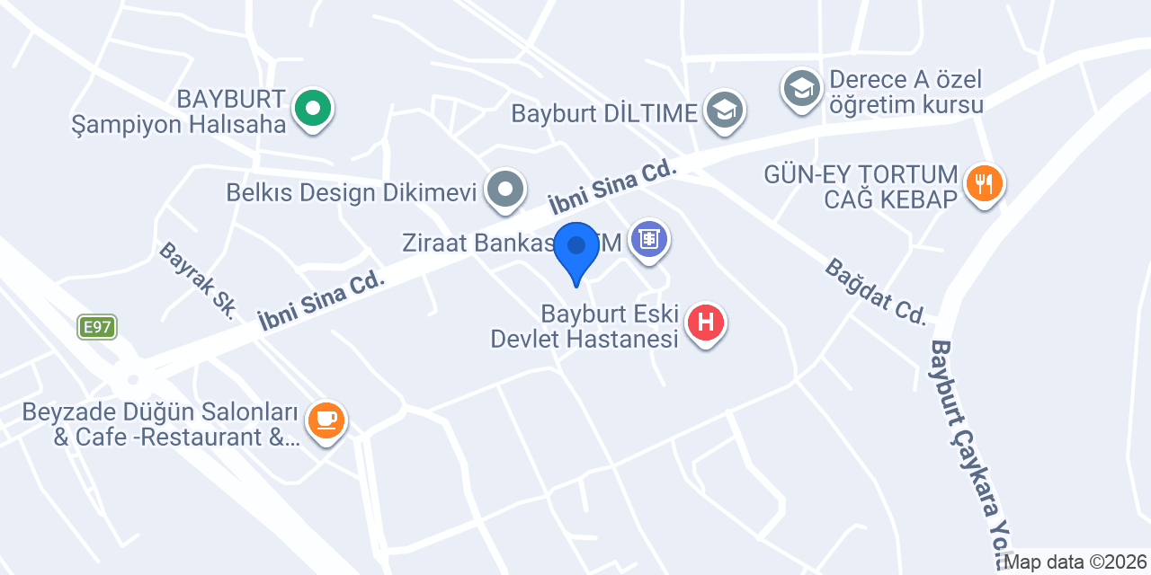 Bayburt 5 Nolu Aile Sağlığı Merkezi konumu