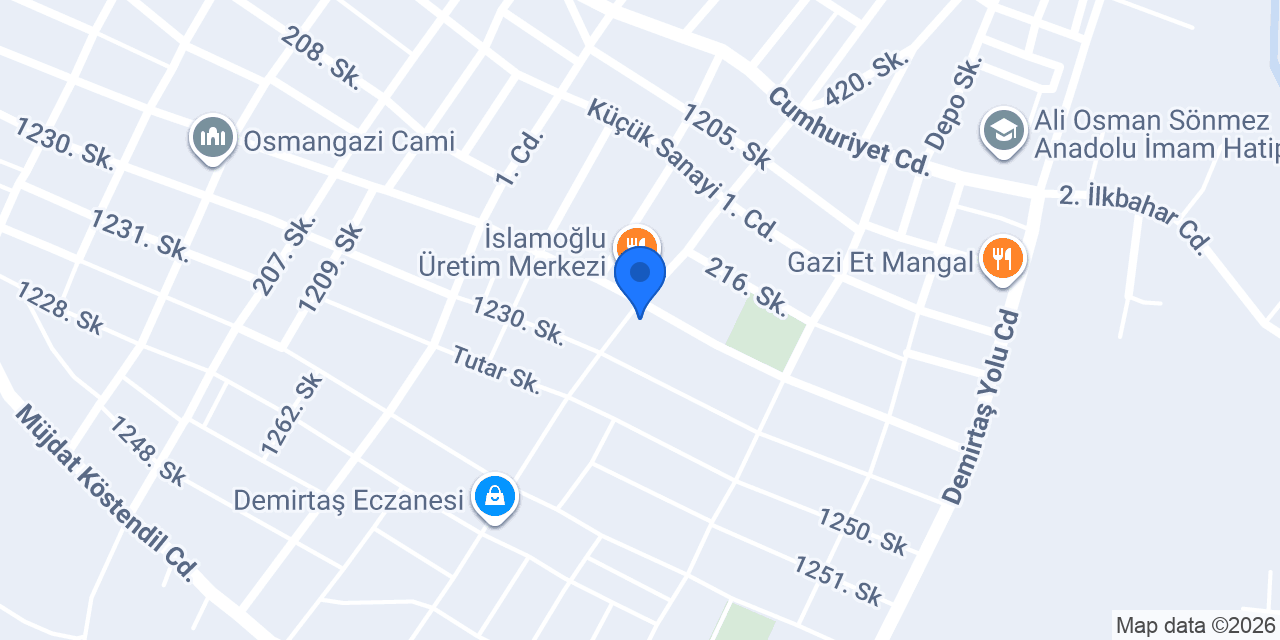 Mutlu Tavuk Evi konumu