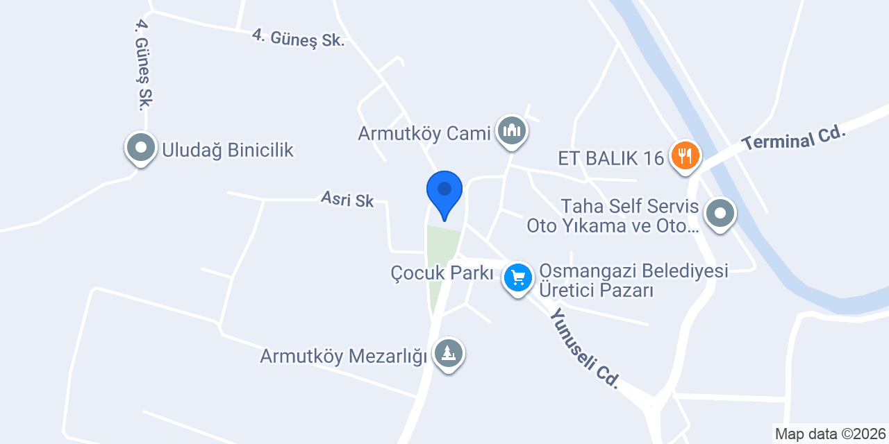 ÇINARALTI ÇAY BAHÇESİ konumu