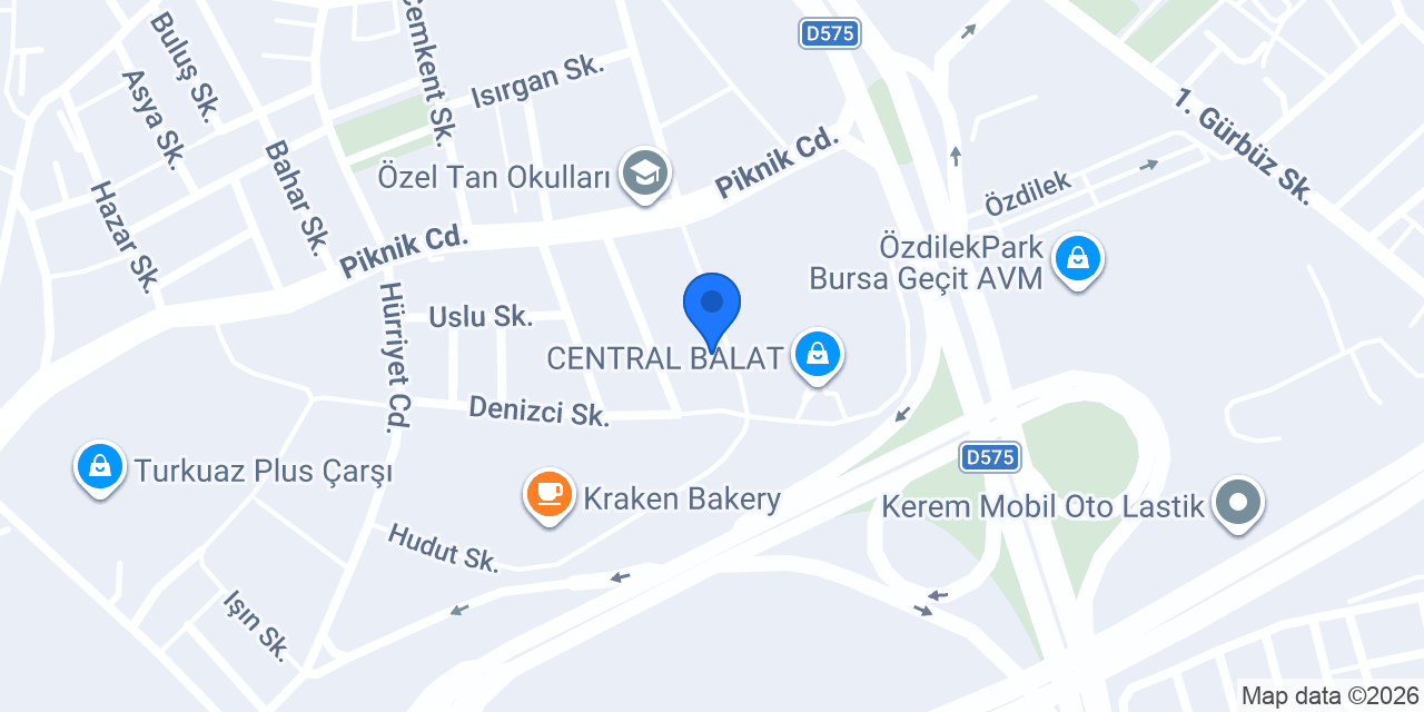 Uludağ Müzik ve Resim kursu konumu
