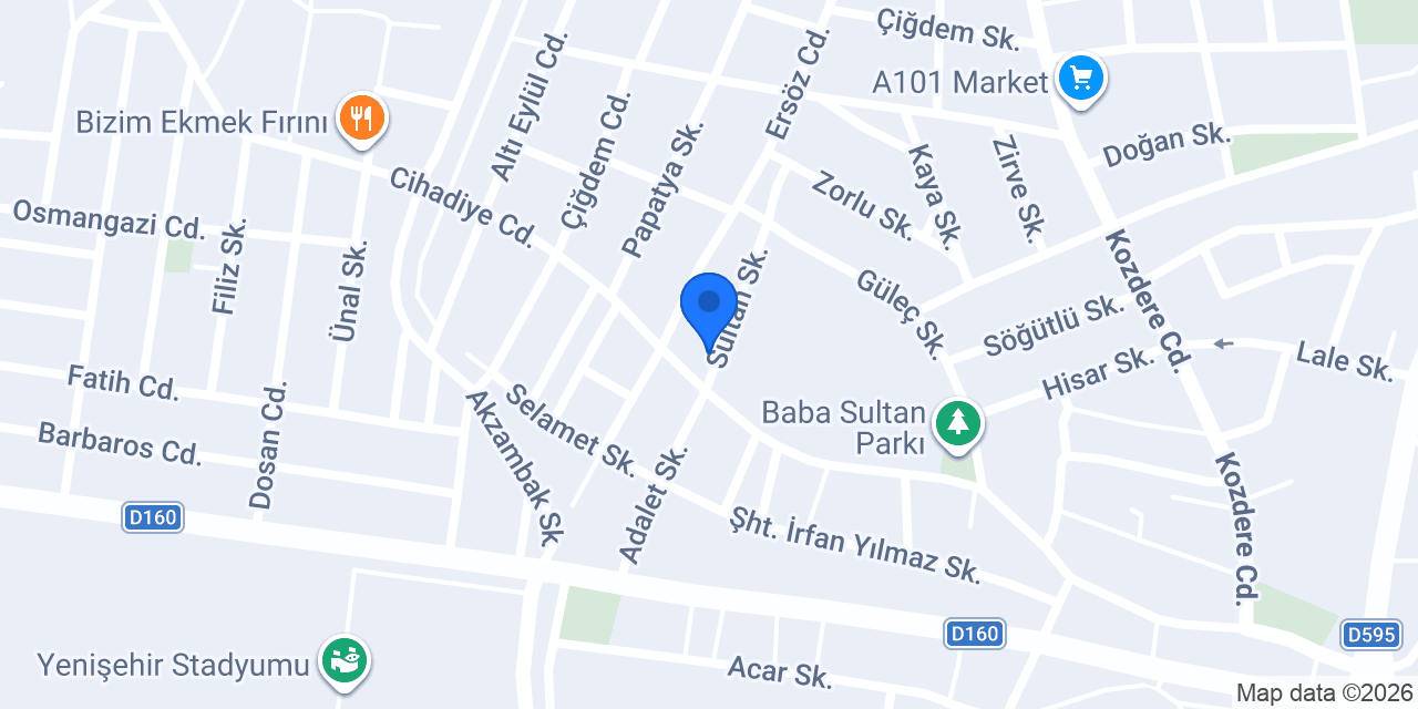 Çınar Erkek Kuaförü konumu