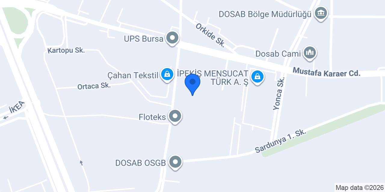 Ekin Kitabevi konumu