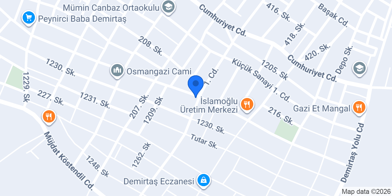 Beyoğlu Tekel Bayii konumu