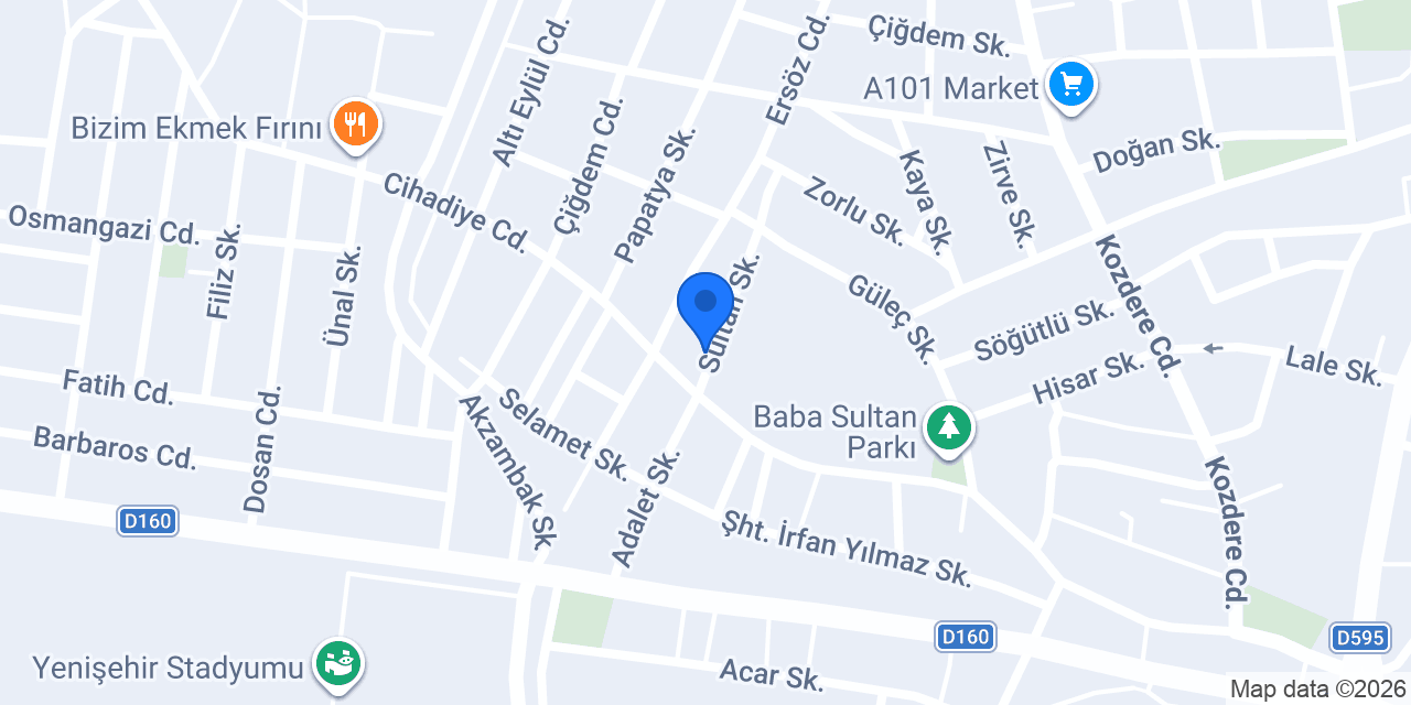 Ertat Park Öğrenci Evleri konumu