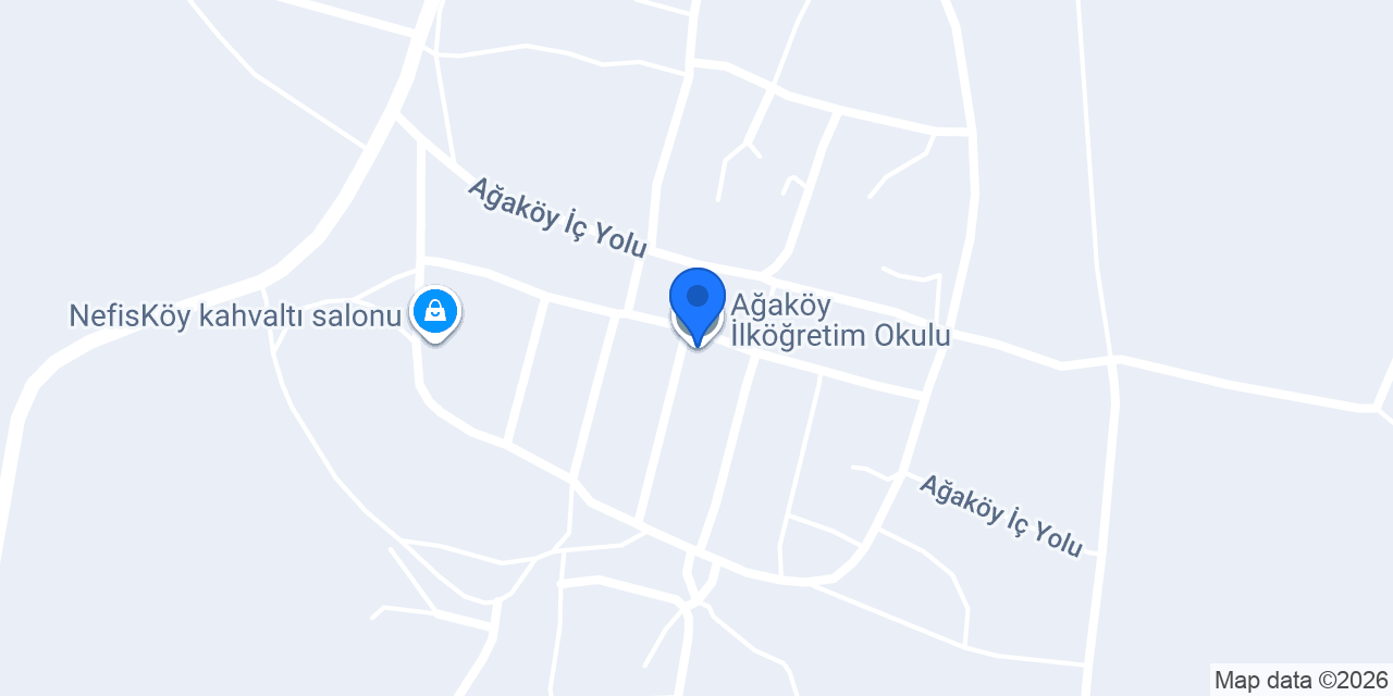 Ağaköy İlköğretim Okulu konumu