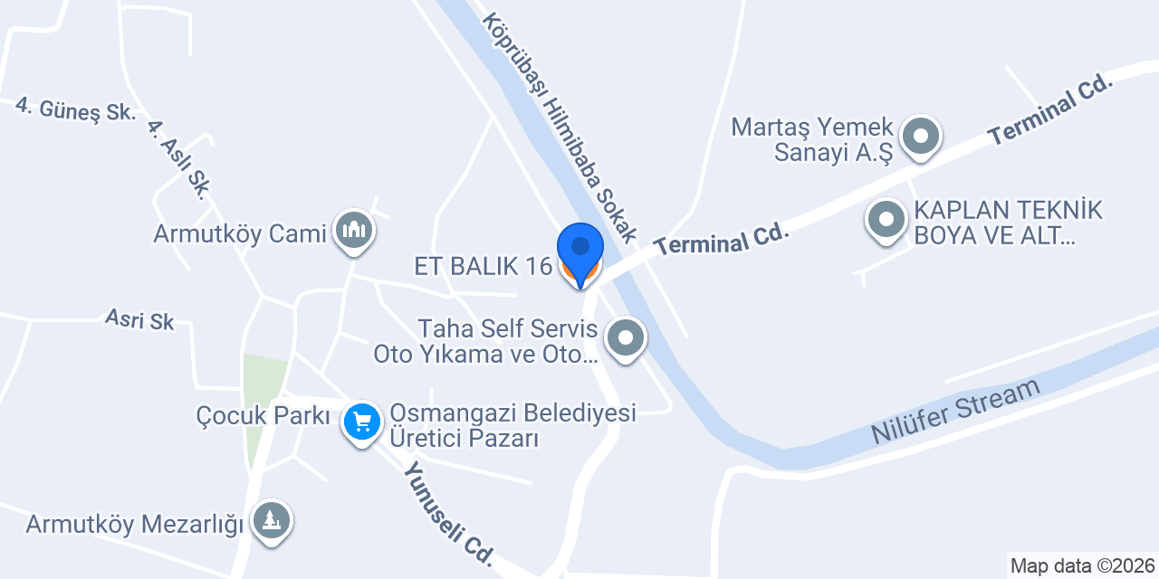 ET BALIK 16 konumu