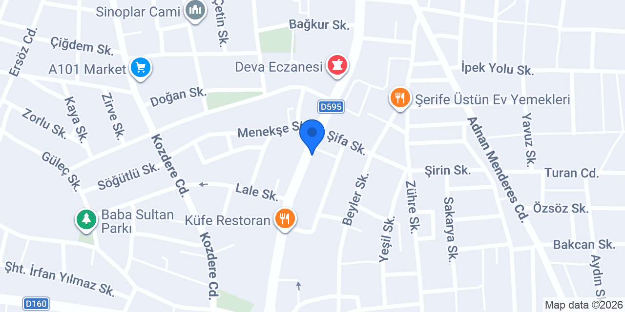 Öz Karadeniz Yufka konumu