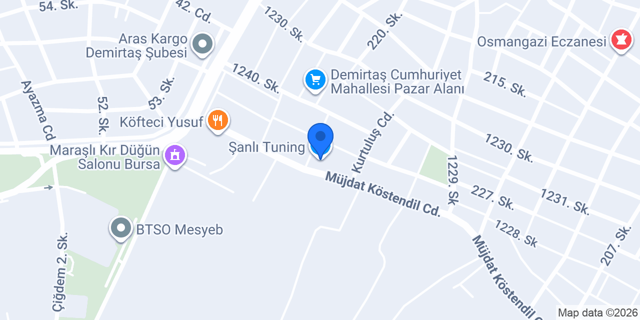 Şanlı Tuning konumu