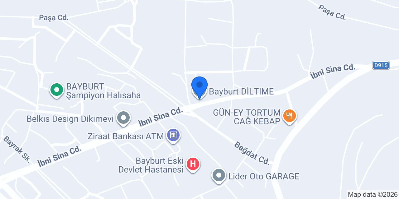 Bayburt DİLTIME konumu