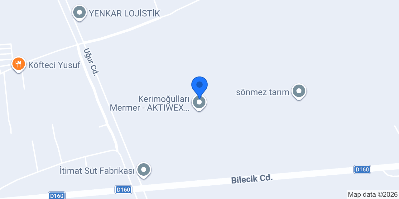 Aktiwex yapı kimyasalları konumu