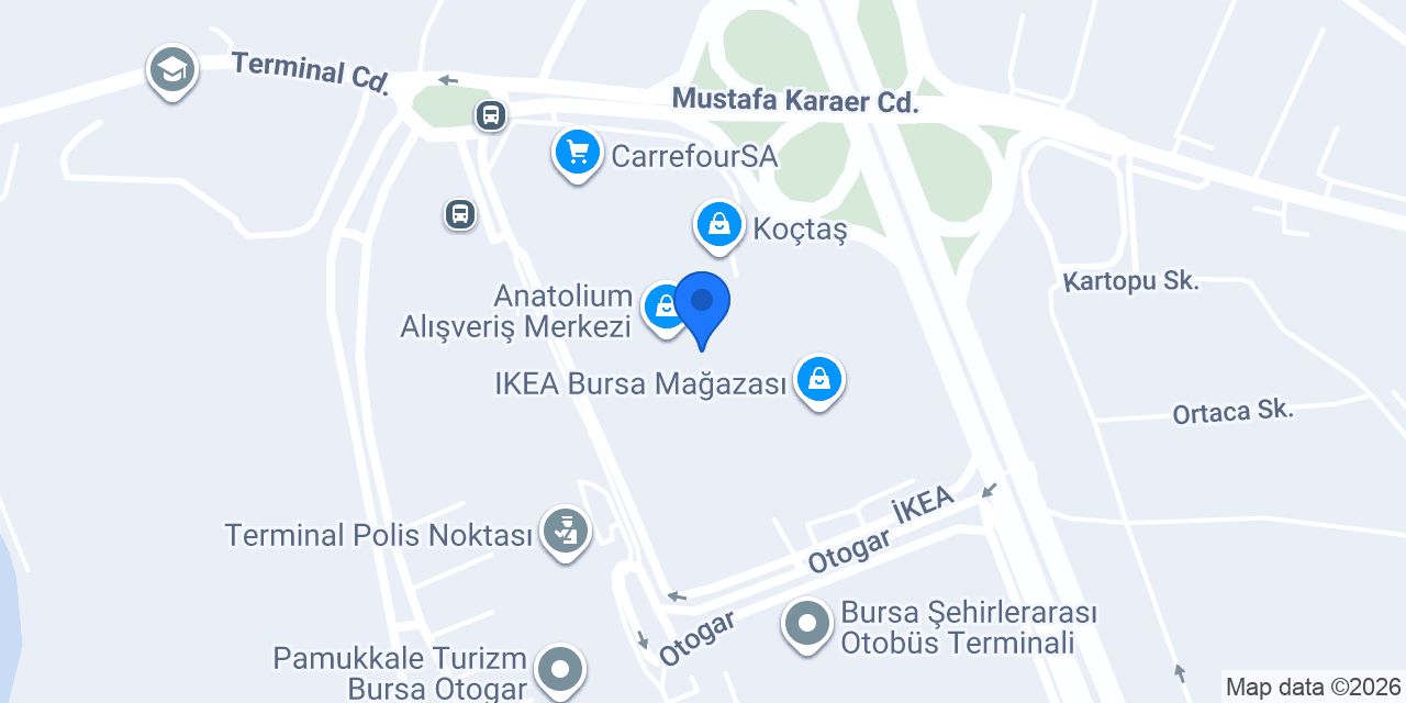 Karaca konumu