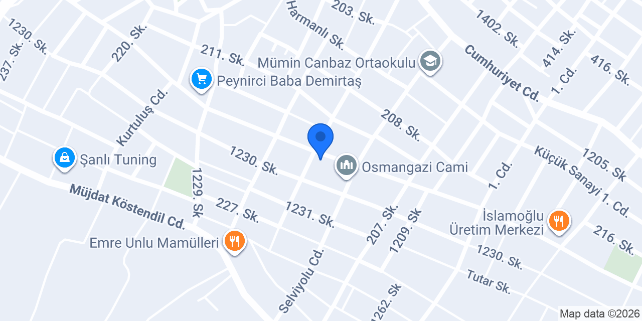 Osmanlı Lezzet Evi konumu