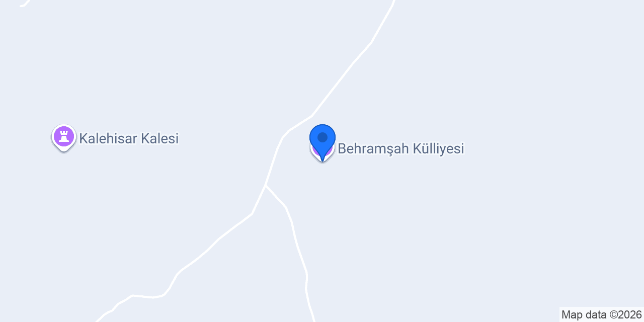 Behramşah Külliyesi konumu