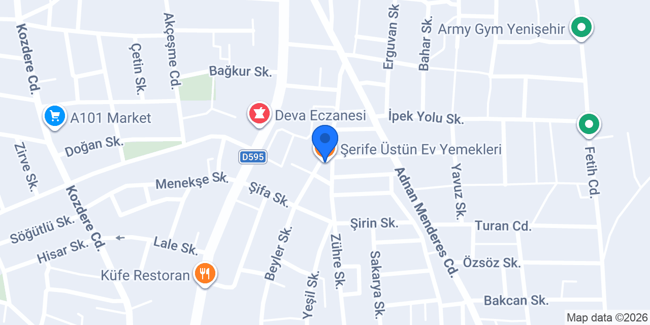 Şerife Üstün Ev Yemekleri konumu