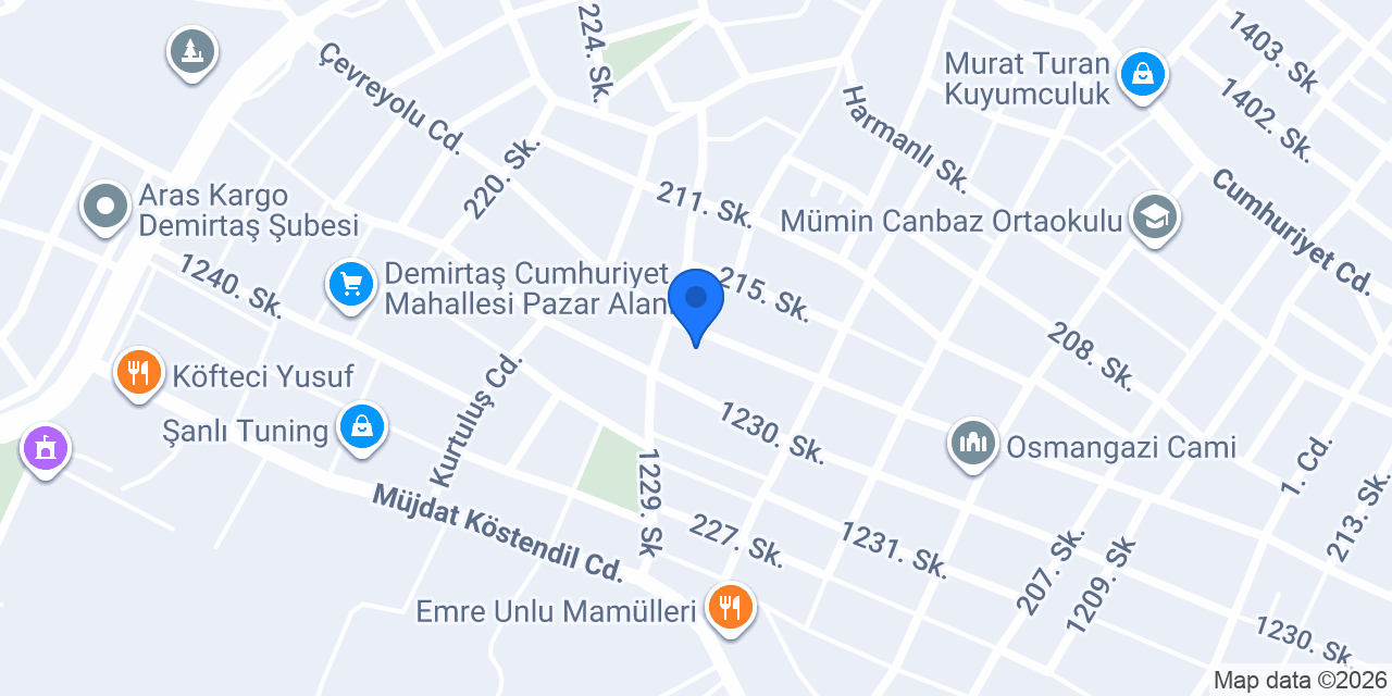 Bursa İzolasyon konumu