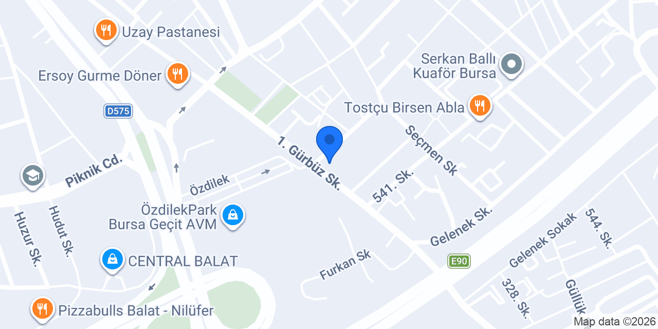 Lavanta Terzi Evi konumu