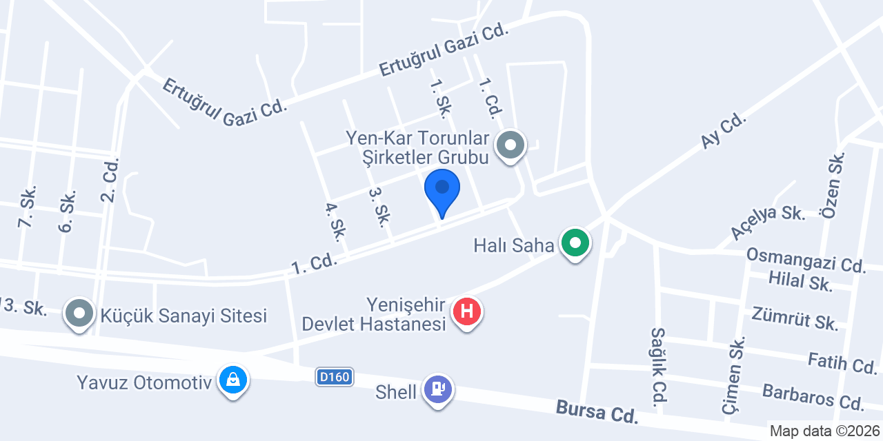 Sönmez Mobilya konumu